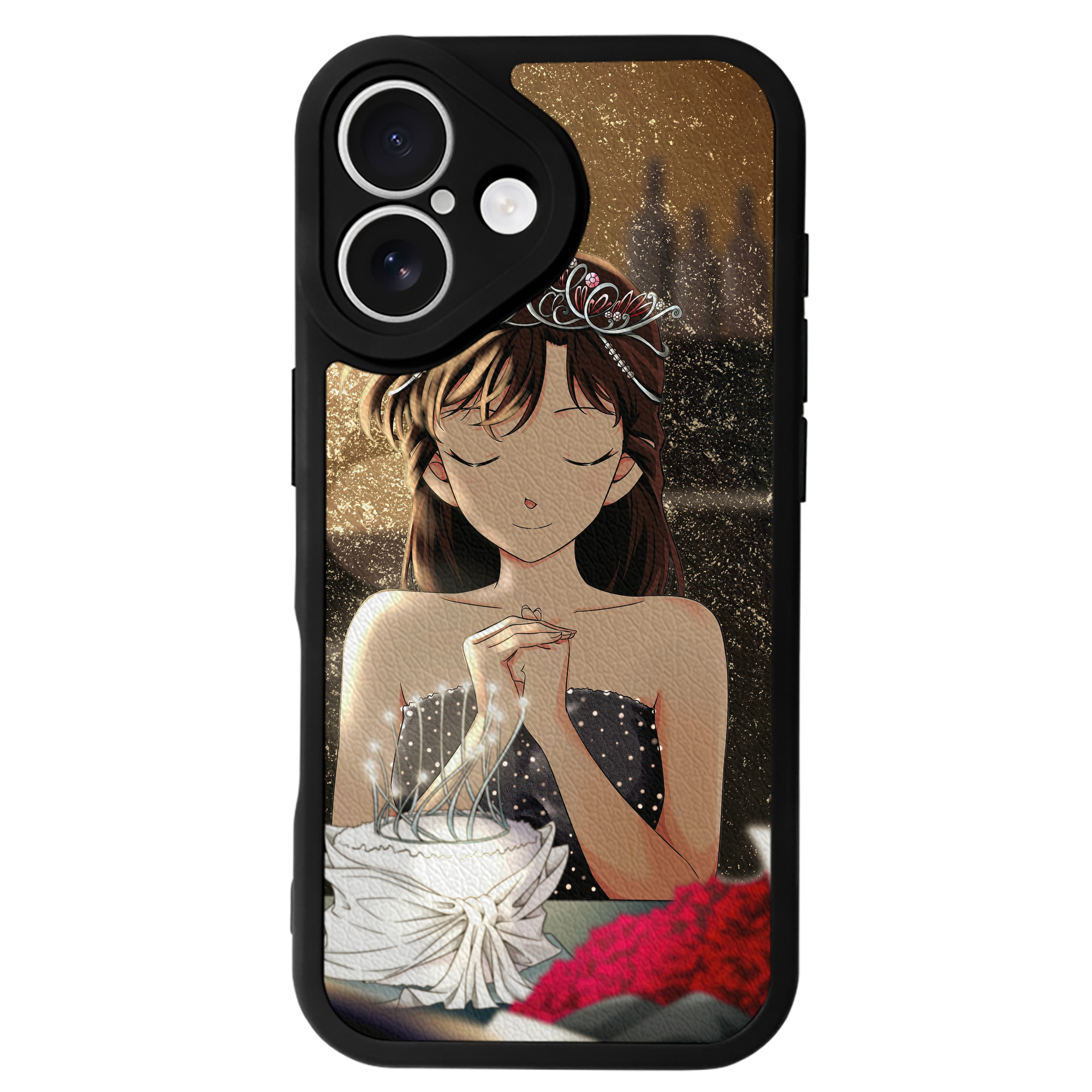 （画像用） 名探偵コナン Detective Conan 【iPhone 16シリーズ対応】シリコンスマホケース（レザー調） 材質：シリコン